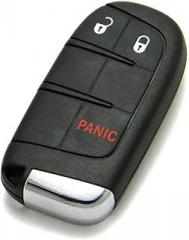 OEM Electronic 3-Button Smart Key Fob Remote Compatible with 2016-2022 Jeep Renegade (FCC ID: M3N-40821302, P/N: 68250335, 735657526)