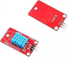 Dht11 Red Boarddht11 Modules Digital Temperature and Humidity Sensor for Arduoino DIY Kit New 2025 High Reliable Electronic Component, Precision, Stable Performance