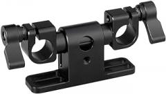 CAMVATE 360° Swivel Adjustable 15mm Dual Rod Clamp for Camera Shoulder Rig - 2192