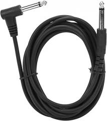 6.35mm Guitar Audio Cable 9.8ft 3 Meters Right Angle Connector Low Capacitance Stable Signal Amplifier Wire for Electric Guitar