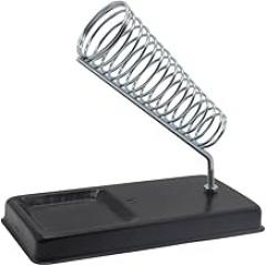 All-Metal Electric Soldering Iron Stand with Non-Slip Base and Sponge Pad, Compatible with Various Handle Lengths for Welding and Electronics(iron frame)