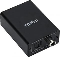 eppfun Le Audio Bluetooth 5.4 Receiver with Aptx Lossless/LDAC/LHDC, 192K/24bit Hires Wireless Adapter with Optical/Coaxial Out for You Home Stereo, Speakers, Soundbar.