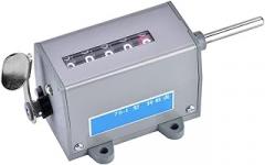 Fdit Rotary Revolution Counter, 75-I 5 Digits Display Mechanical Resettable Rotary Revolution Counter with Count Range 0-99999
