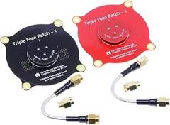 5.8Ghz 9.4Dbi Triple Feed Patch Angtenna SMA/Rp SMA Directional Circular Polarized FPV Angtenna for Fatshark Goggles Rc Signal Adapter New 2026 High for Reliable Electronic Component, Precision