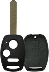 Replacement for 3 Buttons Honda Remote Key Shell - Without Chip Holder, Keyway HO01 Compatible with All Models 3 Buttons Honda Remote Key. Shell Only. Electronic Board not Included (2)