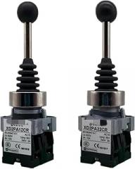 2 4 Position 2NO 4NO Cross Rocker Switch Replace for XD2PA12CR XD2PA14CR XD2PA22CR XD2PA24CR Joystick Controllers(XD2PA12CR)