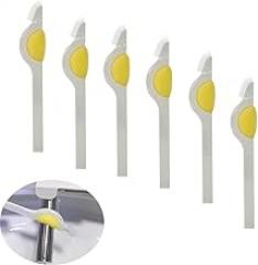 6 Pack Bidet Sprayer Cleaning Brush with Sponge Scrubber Bristles Smart Toilet Spraying Nozzle Brushes for Bidet Attachment Smart Bidet Toilet Seat Electronic Bidets Warm Water Air Dryer Tube