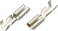 100Pcs 2.8mm Female Electronic Wire Terminal DJ622-D2.8 for Auto Connector