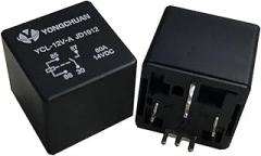 Wide Foot 12v 4 Foot 80A High Power Pure Copper High Current Automotive Electronic High Frequency Inverter Relay(PCB tip Type)