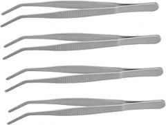 Precision Tweezers Set 4pcs Stainless Steel Micro Landscape Tools for DIY Projects Terrarium Garden Craft Repair