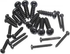 M1 M1.2 M1.4 M1.6 M1.7 M1.8 M2 M2.3 M2.6 M3 Micro Laptop Screws Pan Head Self-Tapping Electronic Small Wood Screw(8mm,M1.2 100pcs)