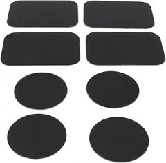 8PCS Metal Plates for Magnet,Thin Metal Plates Self Adhesive Sticker for Car Phone Holder,Phone Magnet Sticker Universal Compatibility