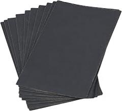 10-Pack Wet and Dry Sandpaper Sheets, 3 Inch by 5.5 Inch, 600 to 2500 Grit Assortment for Auto Body Polishing, Finishing and Electronic Sanding(800grit)