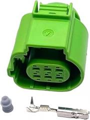 6 Pin Auto Electronic Width Light Connector Car Brake Tail Light Male Female Socket 4G0973813C 4H0973713C (Color : Lavender, Size : 1 Set)