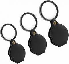 10X Pocket Magnifier Rotary Folding Magnifier Compact Portable Magnifier Pocket Magnifying Glass for Reading Jewelry Inspection and Exploration (50mm/1.97in)