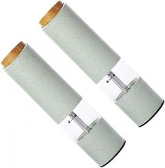 2pcs Electronic Pepper Grinders Burr Mill Salt Pepper Grinder No Battery for Home Restaurant