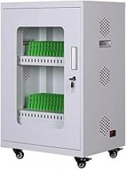 50-Slot Mobile Charging Station - Cellphone Locker for Office, Classroom & Conference Rooms - White Charging Cart for Multiple Devices, Convenient Electronics,White-40