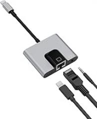 Lightning to RJ45 Ethernet Adapter,Wired Internet Support up to 10/100Mbps,with Lightning Charging Port & 3.5mm Audio Jack,Compatible with iPhone 14/13/12/11/iPad