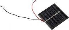 2-3V 0.4W 60x60mm Mini Solar Panel with Wires for Garden Lights, DIY Electronic Components
