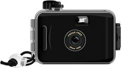 35mm Reloadable Waterproof Film Camera for Snorkeling, Manual Exposure, Without Film (Black)