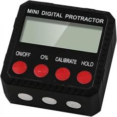 Gadpiparty Mini Magnetic Electronic Protractor Inclinometer Angle Gauge Meter High Precision Digital Level Tool for Construction and Carpentry Projects