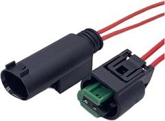 2, 3, 4, 6, 8-pin Electronic Connector for Car Reversing Radar, Waterproof Plug for Wiring Harness 1-967644-1 968402-1(2P Female and Male)