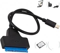 SATA to USpB C USpB 3.1 Adaptier Type-C to SATA Cable Steady Speed 6Gbps Data Transmission for 2.5 Inch HDD Hard Drive SATA Adaptier New 2026 High for Reliable Electronic Component