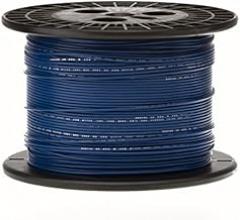 20 AWG Gauge Solid Hook Up Wire, 1000 ft Length, Blue, 0.0320