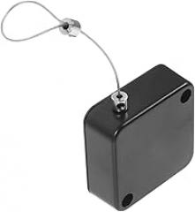 Retractable Cable Lock Theft Tether Case for Remote Controls Durable Wire Security for Electronics Self Adhesive Design with Locking