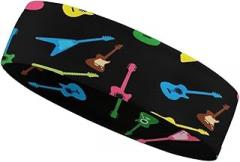 JZDACH Running Headband Men Non Slip Workout Sweatbands Adjustable Sports Headbands