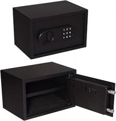 Home & Office Security Vault with Electronic Keypad, Heavy Duty Steel Electronic Safe Box with Backup Keys, PV2S