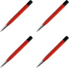Fiberglass Scratch Brush Pen, 4pcs Precision Fiberglass Nylon Red Clean Pens Sweeping Brush for Cleaning Jewelry Watch Clock Coin Electronic, Removing Rust and Corrosion, 4.5in