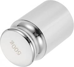 PRETYZOOM 500g Chrome Plated Calibration Weight M1 Class Standard Weighing Tool for Electronic Scales and Educational Use