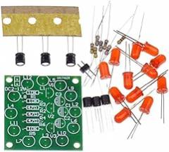 Circular Lamp Suite 12PCS LED Red DIY Kit Perfect Electronic Flash LED Electronics DIY