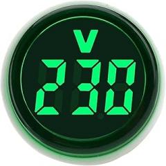 30mm AC 230V VoltTrackier Metier LED Display Voltage Trackier Metier 50-500V Volt Measuring Instrument EU Plug Voltage Indicator Monltor New 2026 High for Reliable Electronic Component