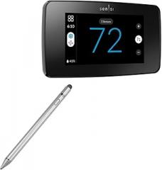 BoxWave Stylus Pen Compatible with Sensi Touch 2 ST76 - AccuPoint Active Stylus, Electronic Stylus with Ultra Fine Tip - Metallic Silver