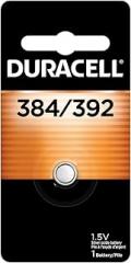 Duracell 384/392 Silver Oxide Button Battery, 1 Count Pack, 384/392 1.5 Volt Battery, Long-Lasting for Watches, Medical Devices, Calculators, and More