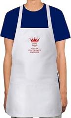 Makoroni - KEEP CALM AND ASK AN ELECTRONICS ENGINEER Apron Adjustable Kitchen Chef Apron with 2 Pockets Cooking Baking, DesB26