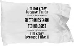 Electronics Engin. Technologist Gifts For Women - Electronics Engineer Techno Worker Creative and Soft Pillow Case, Electronics Engin. Technologist Appreciation And Graduation Gift, Pillowcase