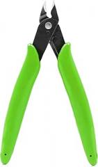 Micro Wire Cutters Precision Flush Cutter Pliers for Jewelry Making Electronics Craft 5 Inch Mini Side Cutting Nippers for Zip Ties Plastic Models and Hobby Projects Green