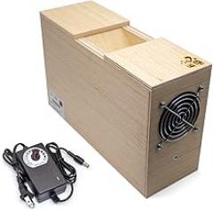 AC 100-240V Household Grain Cleaning Winnower, Grain Thrower Screening Machine Wind Sheller Bird Food Blowing Machine