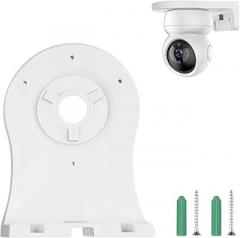 Wall Mounted Horizontal Bracket for Dome Cameras for EZVIZ C4/C6 Series, Adjustable Angle Plastic Mount for Residential or Commercial Surveillance Installation, White