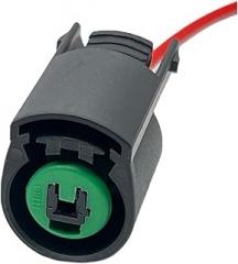 1Pin PB625-01027 PB623-01020 Car Compressor Engine Plug Wiring Harness Electronic Connector(Color:1Pin Female,Size:1 Pc)