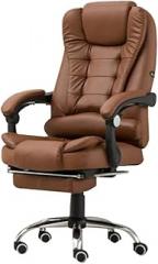 Luxury Boss Chair Big Tall Executive Office Chair, Office Desk Chairs Office Luxury boss Massage Chair, 7 Point Waist Back Massage, Ergonomic Electronic Competitive Chair,Brown