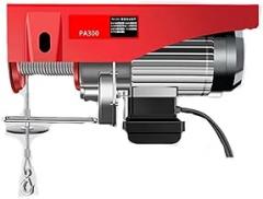 Electric Hoists PA300 Household Miniature Electric Hoist Crane /650W Portable Remote Control Jack with Wire Flat Winch Jack Lifting Tool,