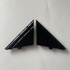 Replacement Mirror Triangle Trims for Fiat 500, Left and Right Side Plates, Compatible with Model Years 2012 2019