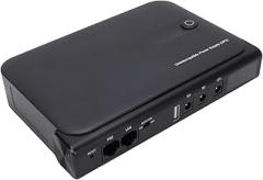 Jeffergarden 36W UPS Uninterruptible Power Supply, Lithium Battery Backup with LED Display Multiple Voltage Outputs, for Routers Cameras Small Electronics (US Plug 110V)