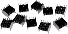 10pcs/lot 252316MM TO-220 Triode Heat Sink TO220 Transistor Aluminum Radiator Heat Sink with 2Pin Electronic Heat Dissipation