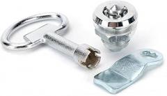 MS734 Zinc Alloy Toolbox Cabinet Round Lock Key Quarter Turn Electronic Cam Locker 1Pcs