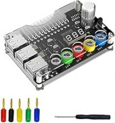 For ATX Power Distribution Board With Acrylic Shell And Adjustable Voltage For STM32 And Low Power Modules